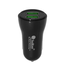 YOROTO Soroo Car Charger 18W Output (Black, With USB Cable) Series-1