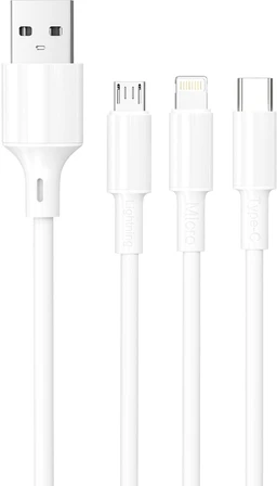 YOROTO Soroo Car Charger 22W Output (White, With USB Cable) Series-3