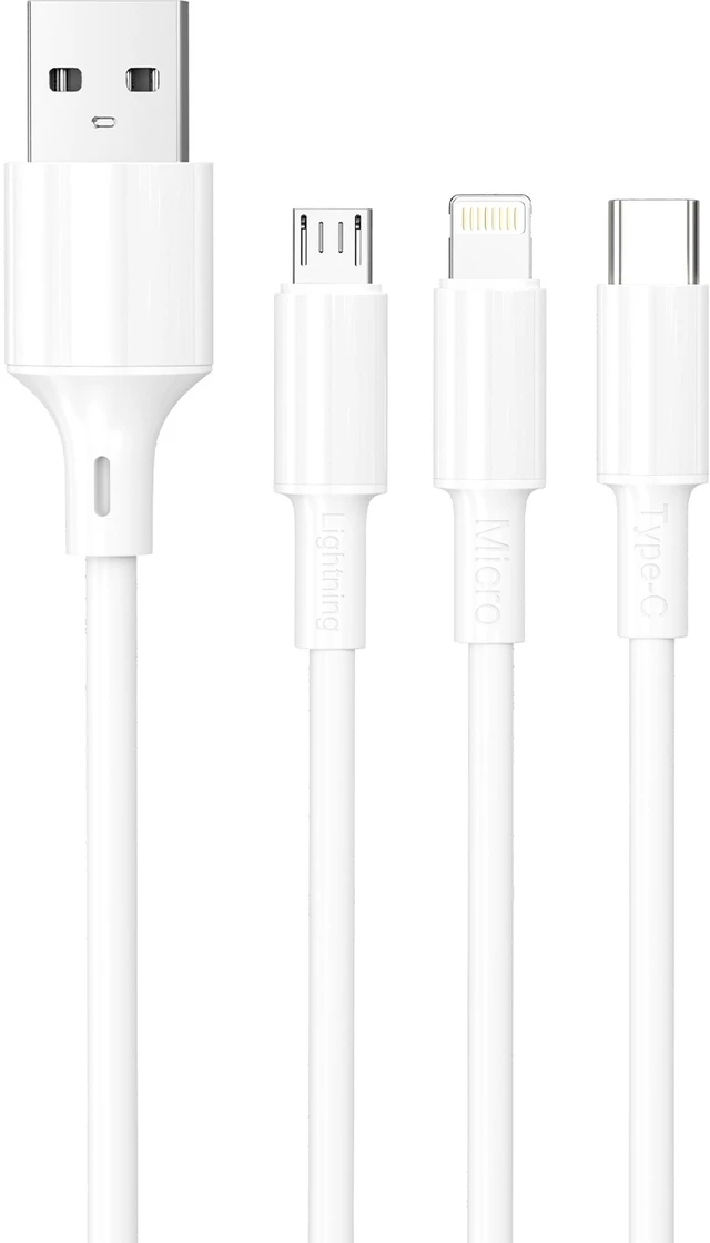 YOROTO Soroo Car Charger 22W Output (White, With USB Cable) Series-3