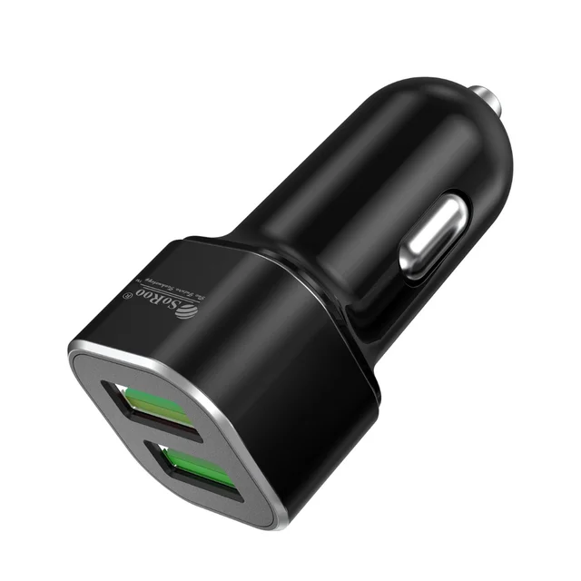 YOROTO Soroo Car Charger 18W Output (Black, With USB Cable) Series-2