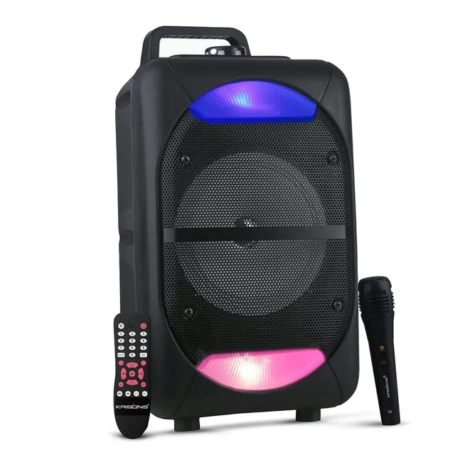 KRISONS Krisons Beatz with FM,USB,Aux and Bluettot with Free Wired Mic 30W Bluetooth Trolley Speaker