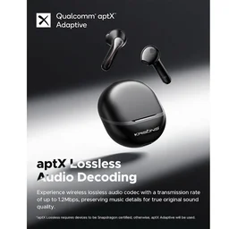 KRISONS Krisons TWS-002 Wireless Earbuds, Black, True Wireless Stereo, Portable Charging Case