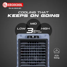 EECOCOOL Massey 150 L Desert Air Cooler ( Grey)