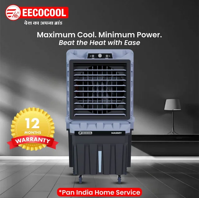 EECOCOOL Massey 150 L Desert Air Cooler ( Grey)