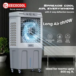 EECOCOOL Syros 120 L Desert Air Cooler ( Grey)