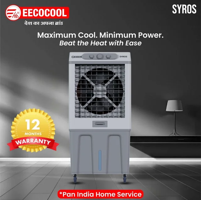 EECOCOOL Syros 120 L Desert Air Cooler ( Grey)