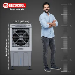 EECOCOOL Syros 120 L Desert Air Cooler ( Grey)