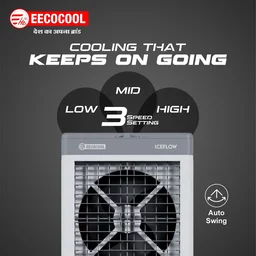 EECOCOOL Iceflow 120 L Desert Air Cooler ( Grey)