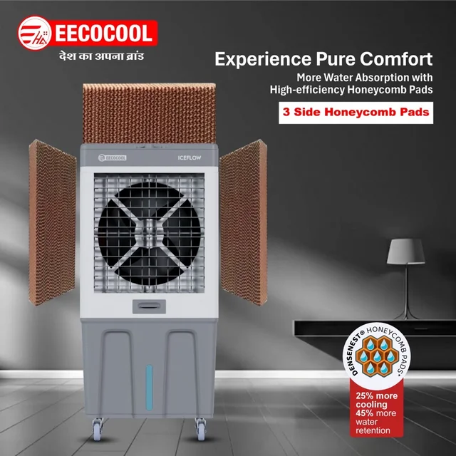 EECOCOOL Iceflow 120 L Desert Air Cooler ( Grey)