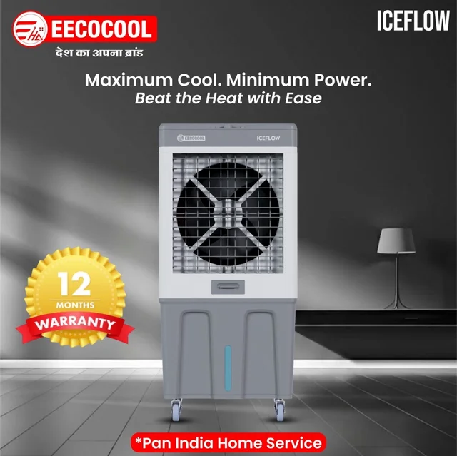EECOCOOL Iceflow 120 L Desert Air Cooler ( Grey)