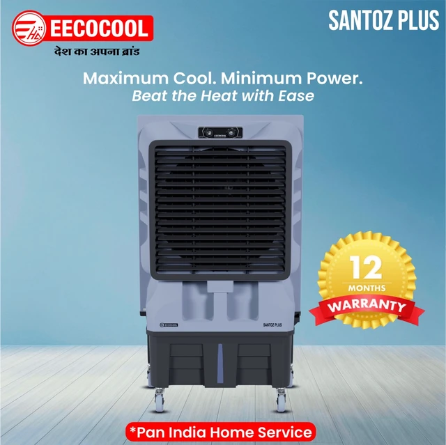 EECOCOOL Santoz Plus 100 L Desert Air Cooler ( Grey)