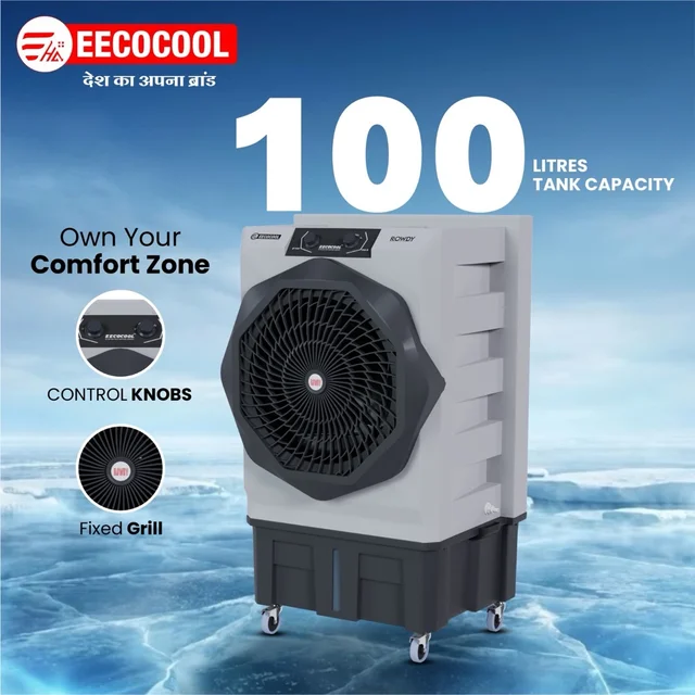 EECOCOOL Rowdy 100 Desert Air Cooler (Grey)