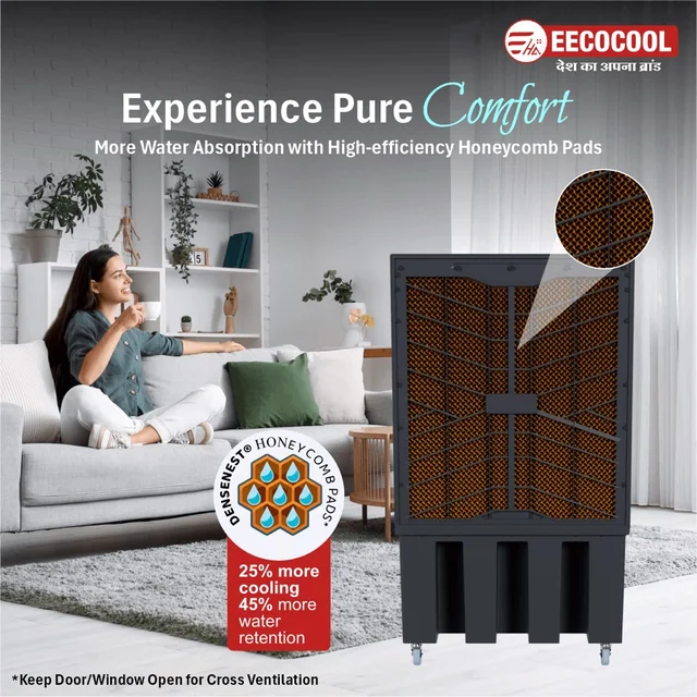 EECOCOOL Rowdy 150 Desert Air Cooler (Grey)