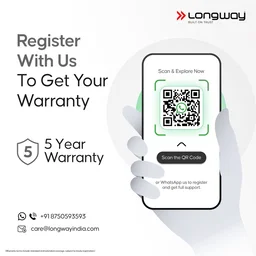 LONGWAY Longway Luminair 1200 Mm BLDC Ceiling Fan With Remote Control | BEE 5 Star Rated Energy Efficient | Ultra High Speed 3 Blade Anti-Dust Decorative Ceiling Fan | 5 Years Warranty (Smoked Brown, Pack Of 1)