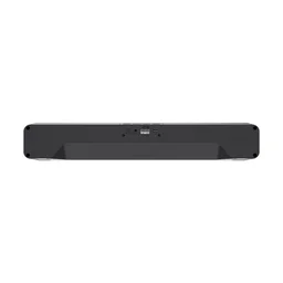 Portronics Radian 16W Bluetooth Stereo Soundbar with Multicolour LED Lights 16 W Bluetooth Speaker (Black, Stereo Channel)