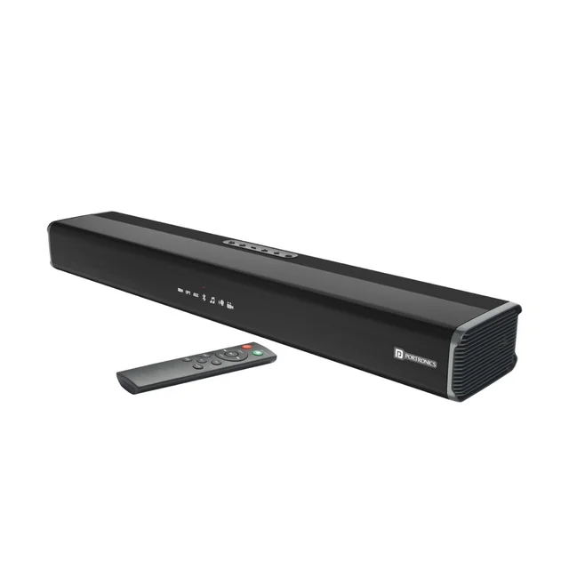 Portronics Sound Slick 5 Wireless 80 W Bluetooth Soundbar (Black, Stereo Channel)