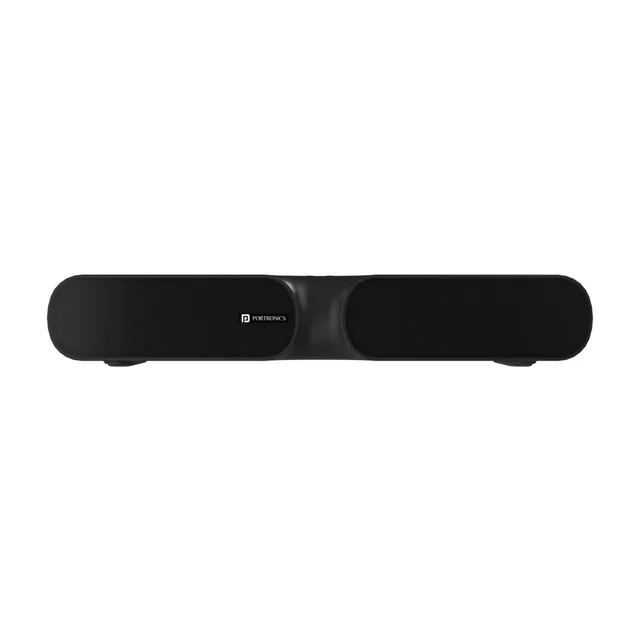 Portronics Decibel 20 16W Wireless, HQ Sound, Long Playtime 16 W Bluetooth Soundbar (Black, Stereo Channel)