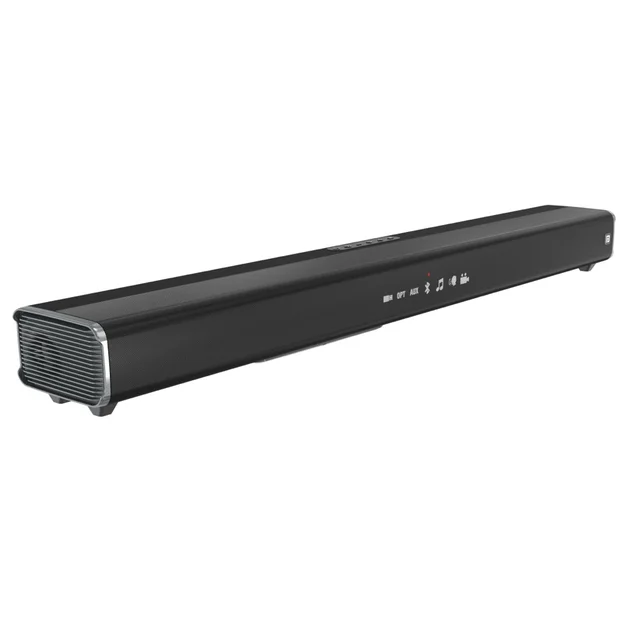 Portronics Sound Slick IV 120W Bluetooth Wireless Soundbar with Inbuilt Woofer 120 W Bluetooth Soundbar (Black, Stereo Channel)