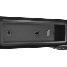 Portronics Sound Slick IV 120W Bluetooth Wireless Soundbar with Inbuilt Woofer 120 W Bluetooth Soundbar (Black, Stereo Channel)