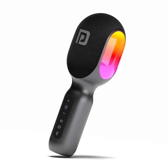 Portronics Dash 2 Wireless Bluetooth Karaoke Mic with 10W Speaker, Upto 10Hrs Playtime Microphone