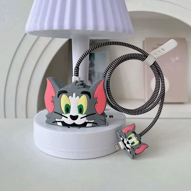 cartoon cable cartoon charger protector