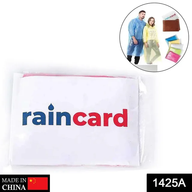 Waterproof Emergency Raincoat Card – Compact & Easy Carry dp 