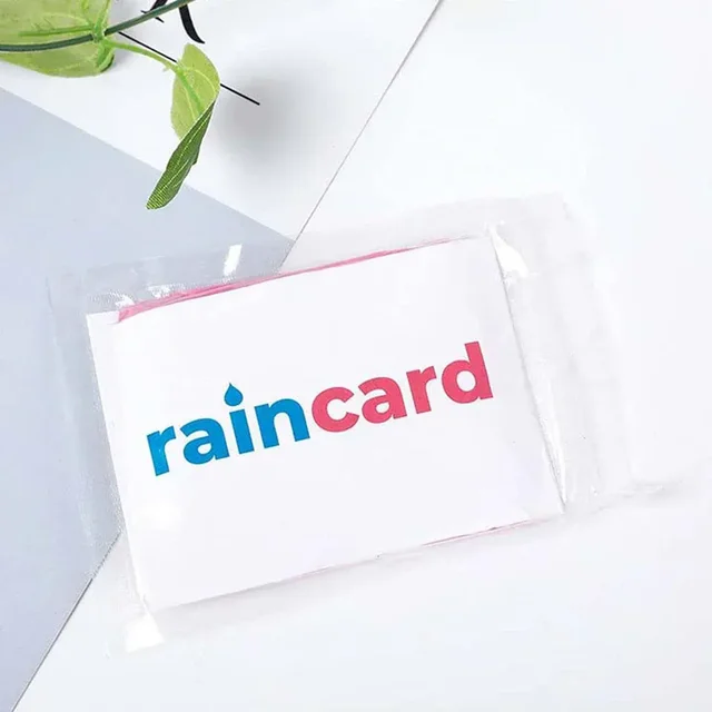 Waterproof Emergency Raincoat Card – Compact & Easy Carry dp