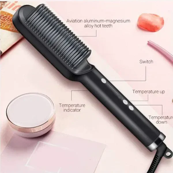Hair Straightener – Keratin Ceramic & Scalp Massager | Calm & Curl dp