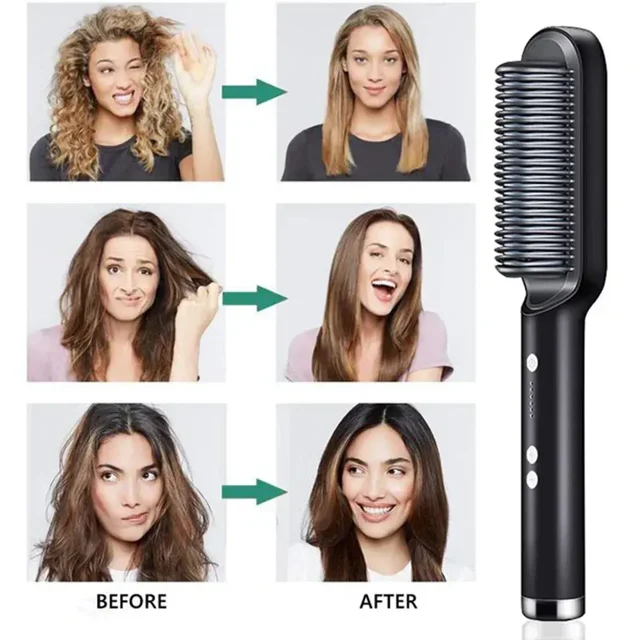 Hair Straightener – Keratin Ceramic & Scalp Massager | Calm & Curl dp