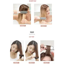 Hair Straightener – Keratin Ceramic & Scalp Massager | Calm & Curl dp