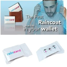 Waterproof Emergency Raincoat Card – Compact & Easy Carry dp