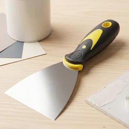 100 MM Stainless Steel Wall Putty Knife Scraper with Ergonomic Handle (1 Pc)
