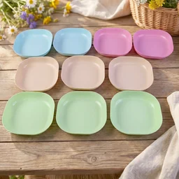 11-in-1 Snack Serving Plates Set – Multi-Compartment & Durable