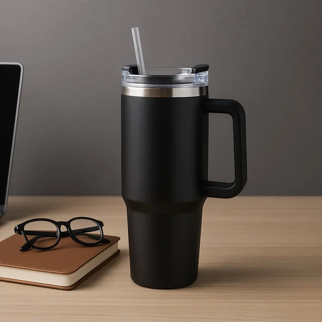1200ML Stainless Steel Vacuum Insulated Travel Mug – Durable & Spill-Resistant