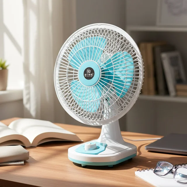 12V DC Table Fan – Adjustable Speed & High Airflow for Desk