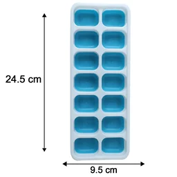 14-Grid Plastic Ice Cube Tray – Easy-Release & Multipurpose Use