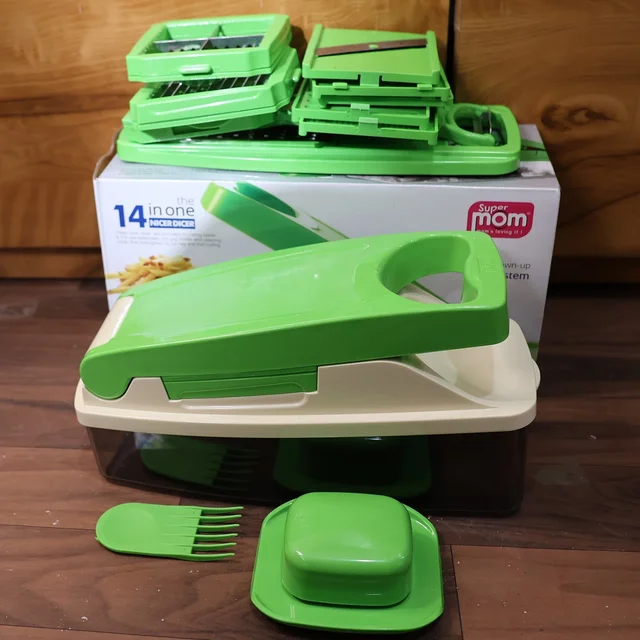 14-in-1 Vegetable Chopper – Multipurpose Fruit & Veg Slicer Set
