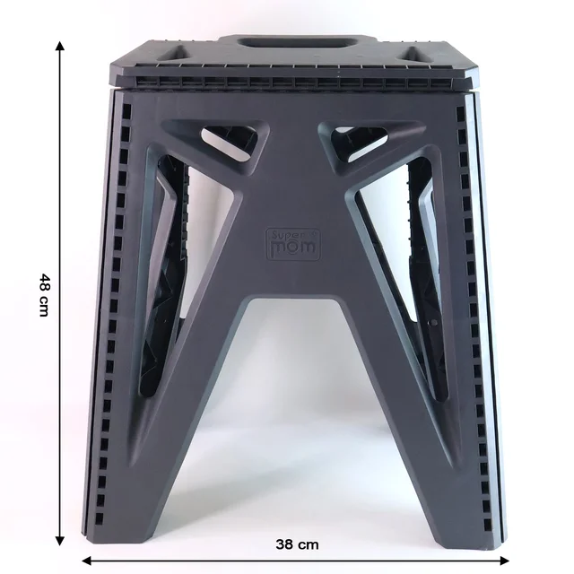18 Inch Folding Stool – Portable Durable Step & Seating Stool