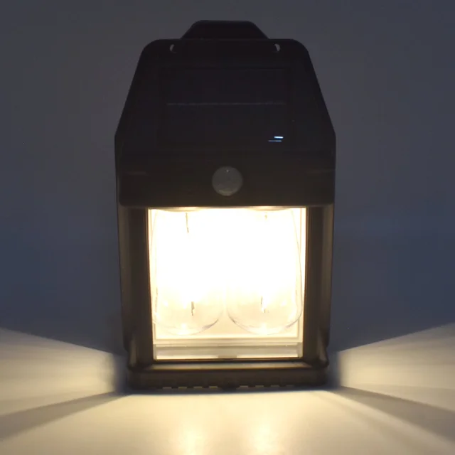 18W Solar Wall Double Light – Motion Sensor & Dual Modes