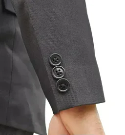 Men Black Solid Single Breasted casual, Formal, Party , festive & Wedding Blazers MO - M