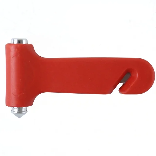 2 in 1 Car Safety Hammer Emergency Window Breaker and Seatbelt Cutter (1 Pc)