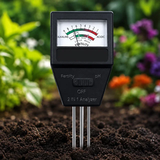 2 in 1 Soil Meter – Accurate pH & Fertility Testing for Gardens