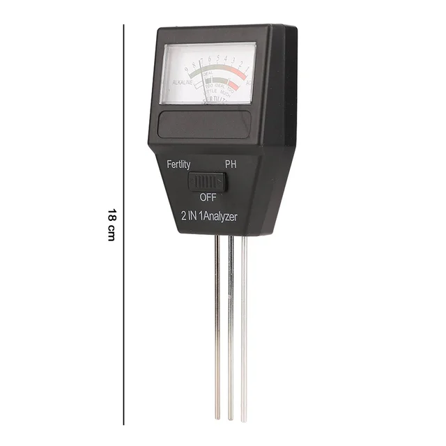 2 in 1 Soil Meter – Accurate pH & Fertility Testing for Gardens