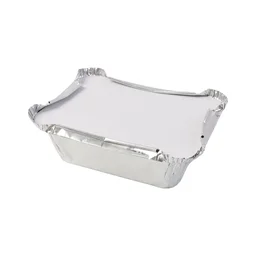 250 ml Disposable Aluminium Food Containers with Lids – Leak-Resistant Pack of 25