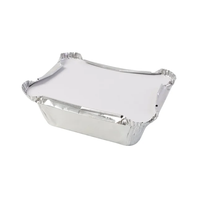 250 ml Disposable Aluminium Food Containers with Lids – Leak-Resistant Pack of 25