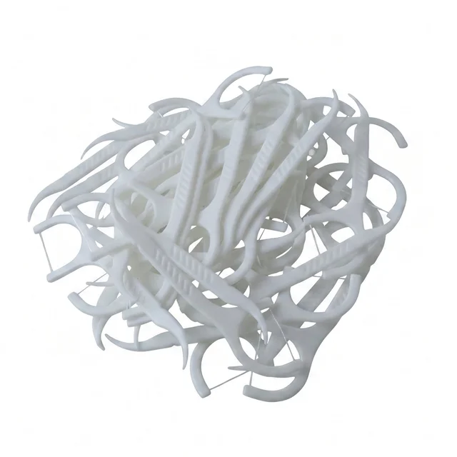 2-in-1 Dental Floss & Toothpick Sticks - Portable & Hygienic