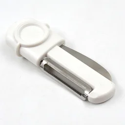 2-in-1 Knife Peeler – Stainless Steel & Portable | Quickslice