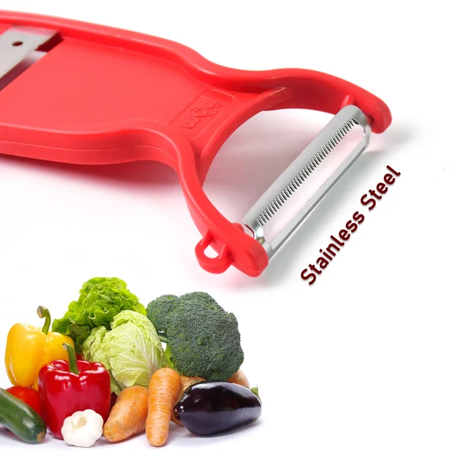 2-in-1 Stainless Steel Slicer & Peeler – Ultra Sharp Kitchen Tool