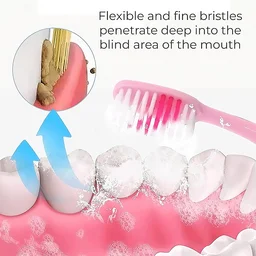 2-in-1 Toothbrush Tongue Scraper – Soft Bristles & 8 Pcs | BrushedUp