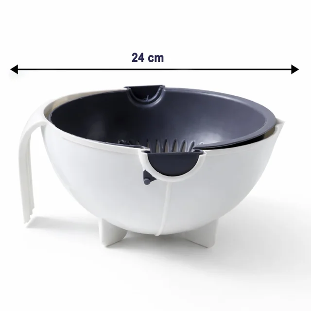 2-in-1 Vegetable Washing Bowl – Effortless Rinsing & Draining
